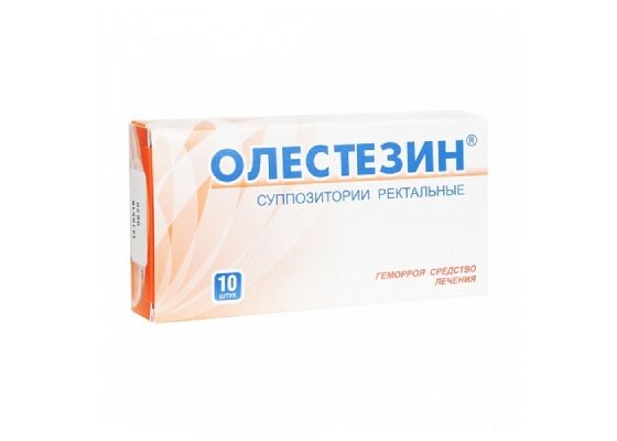 Олестезин супп. рект.