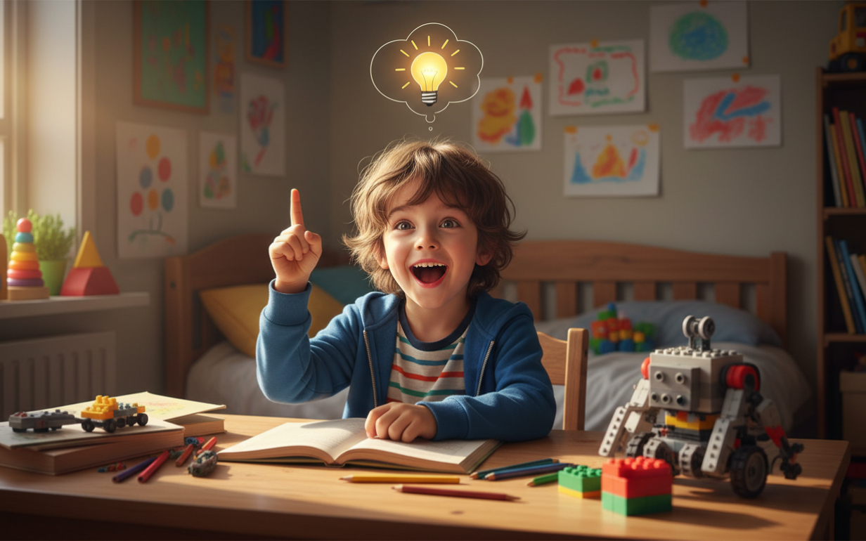 Ребенку пришла креативная идея