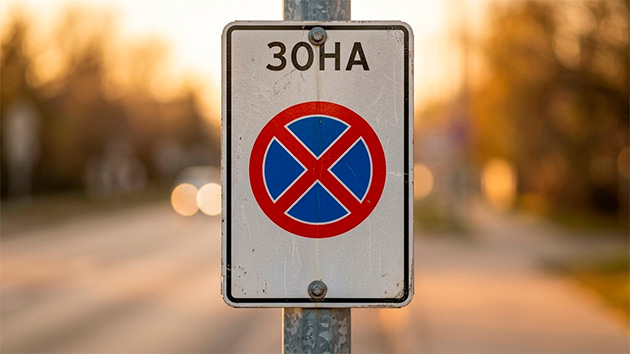«Зона с ограничением остановки»