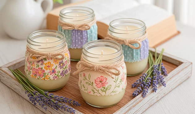 Ароматические свечи ручной работы