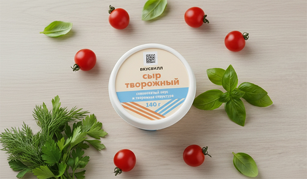 Сыр творожный «Вкусвилл»