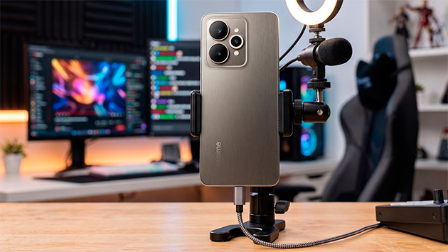 realme 15 5G. Фото: Ян Ляпин / Нейросеть
