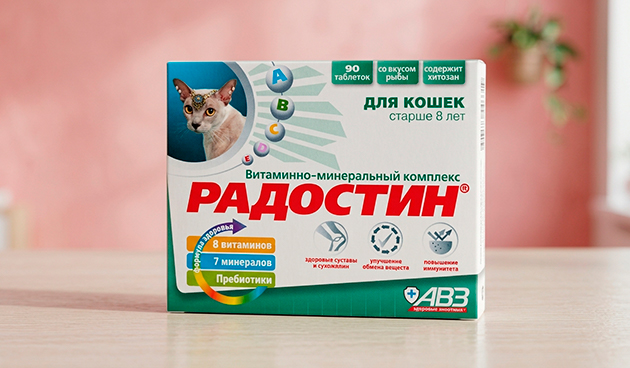 «Радостин» для кошек старше 8 лет