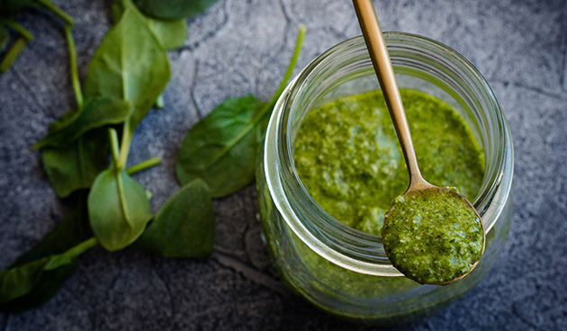 соус песто из шпината