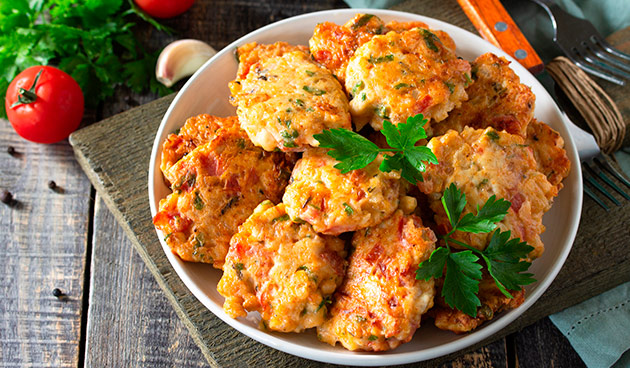 Рубленые куриные котлеты