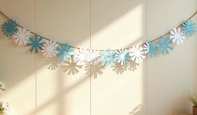 Картинки, фото новогодних гирлянд для вдохновения