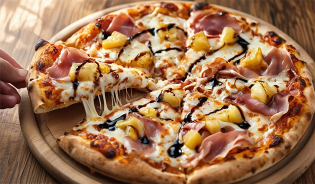 Ананасы с прошутто