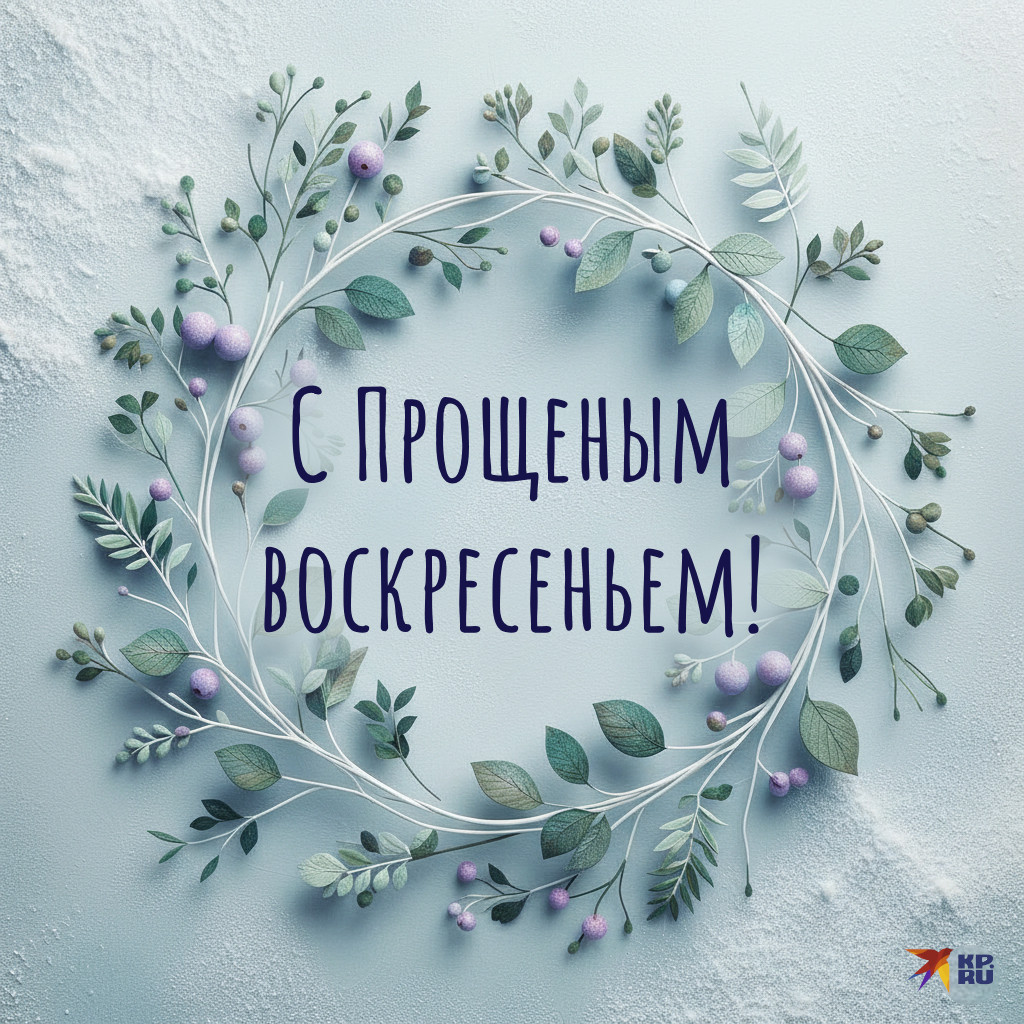 Красивые открытки «С Прощеным воскресеньем»