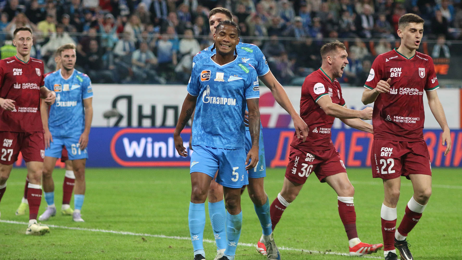 ФК «Зенит» — ФК «Рубин». Фото: globallookpress.com/Maksim Konstantinov