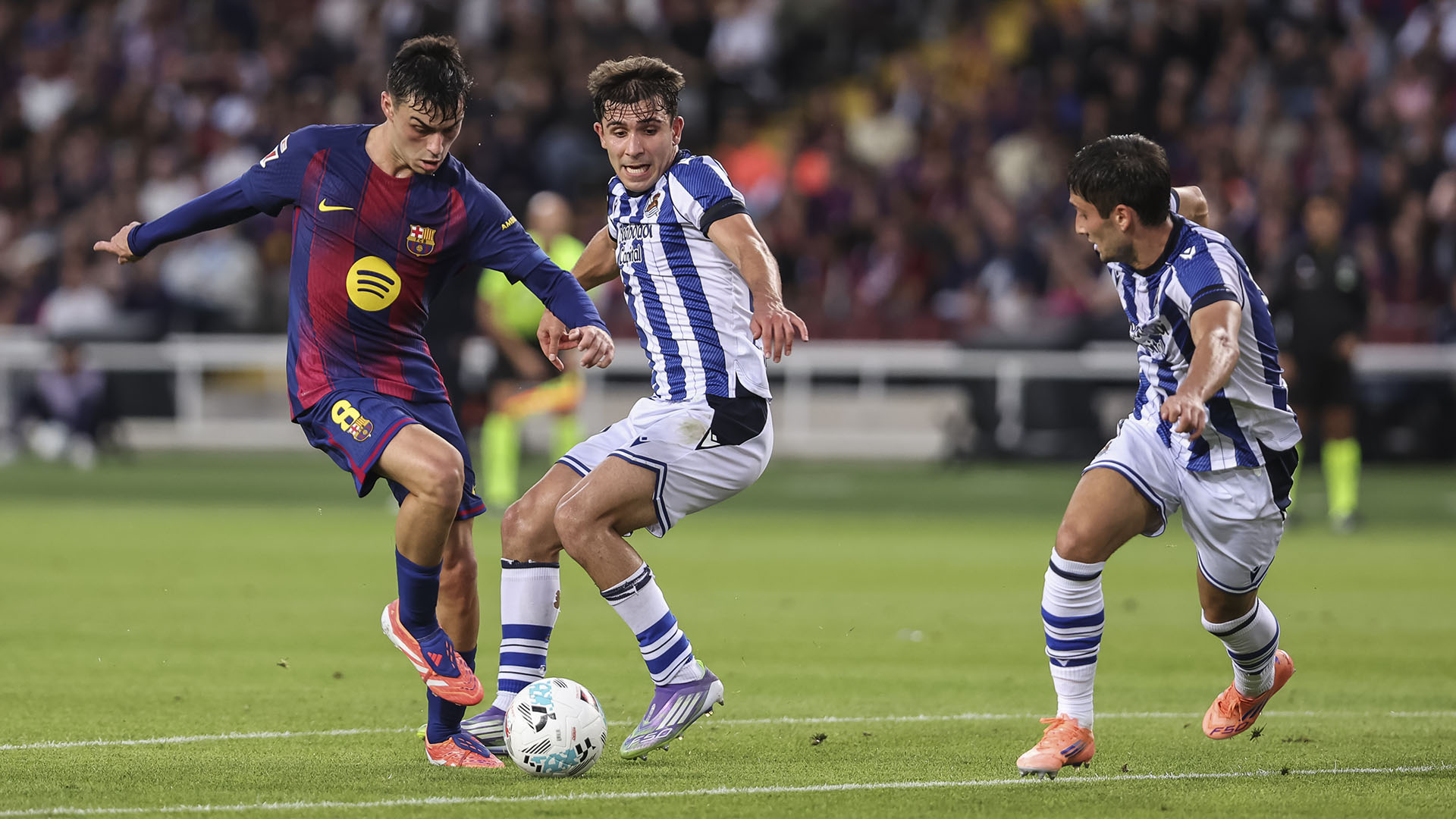 ФК «Реал Сосьедад» — ФК «Барселона». Фото: globallookpress.com/Javier Borrego