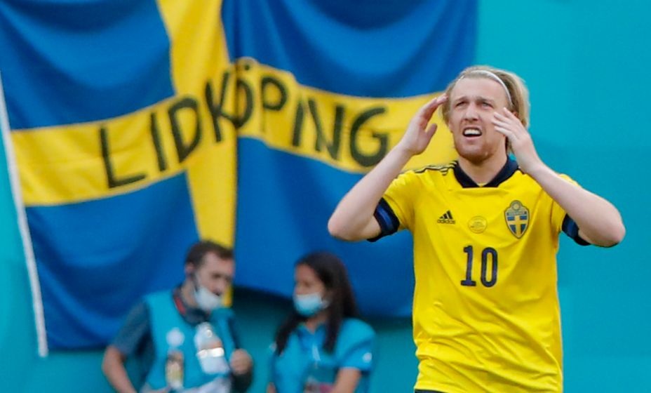 Полузащитник шведов Эмиль Форсберг один из лидеров своей команды. Фото: Reuters