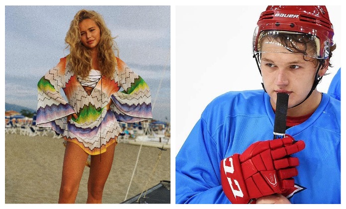 Стеша Маликова и Кирилл Капризов нашли друг друга. Фото: Инстаграмы Стеши Маликовой и Кирилла Капризова