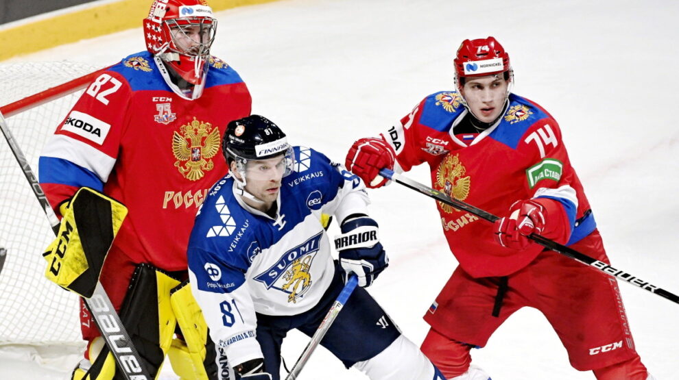 Россия - Финляндия хоккей Кубок Карьяла