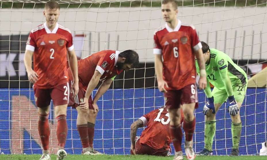 Сборная России проиграла Хорватии