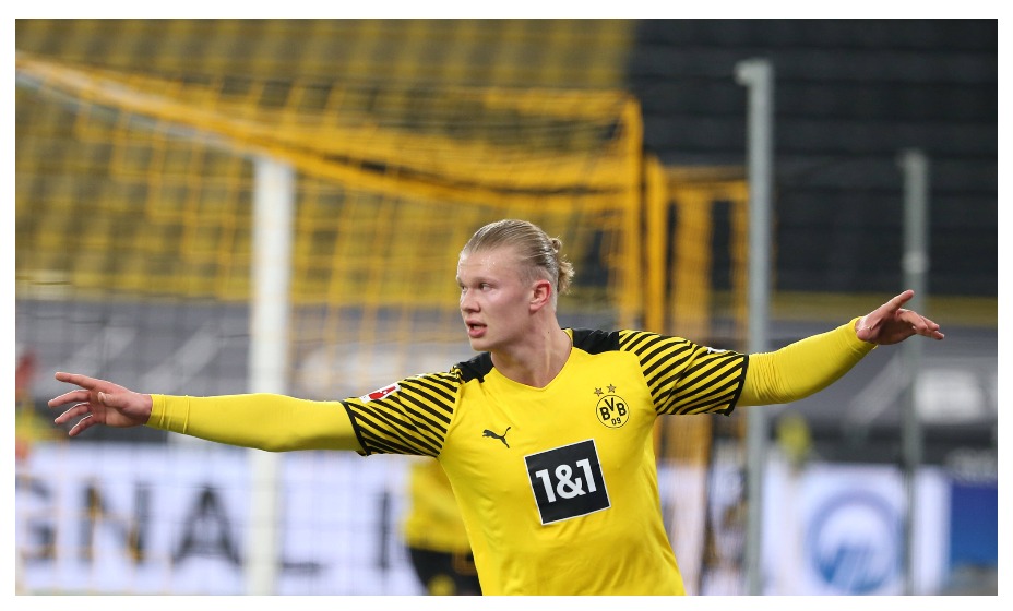 Нападающий «Боруссии» Эрлинг Холанд продолжает штамповать голы в чемпионате Германии. Фото: Global Look Press