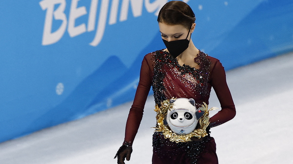 Анна Щербакова стала олимпийской чемпионкой. Фото: REUTERS
