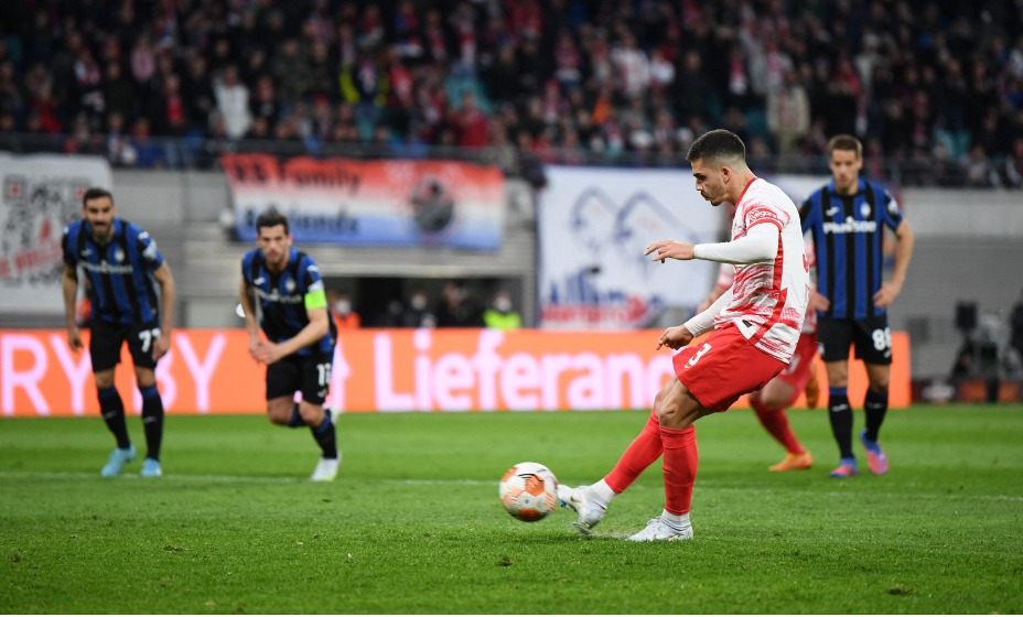 Проскочивший через 1/8 финала «Лейпциг» прошел и «Аталанту» в четвертьфинале ЛЕ. Фото: Reuters