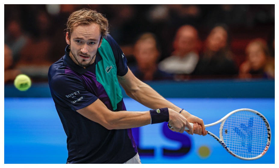 Даниил Медведев начал Итоговый турнир с поражения. Фото: Global Look Press