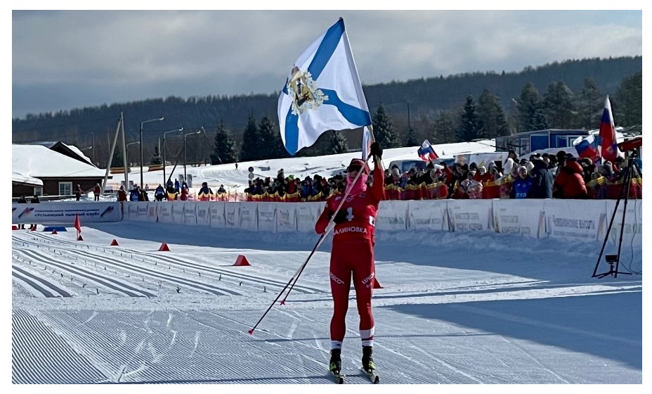Наталья Непряева стала первой в спринте. Фото: соцсети ФЛГР