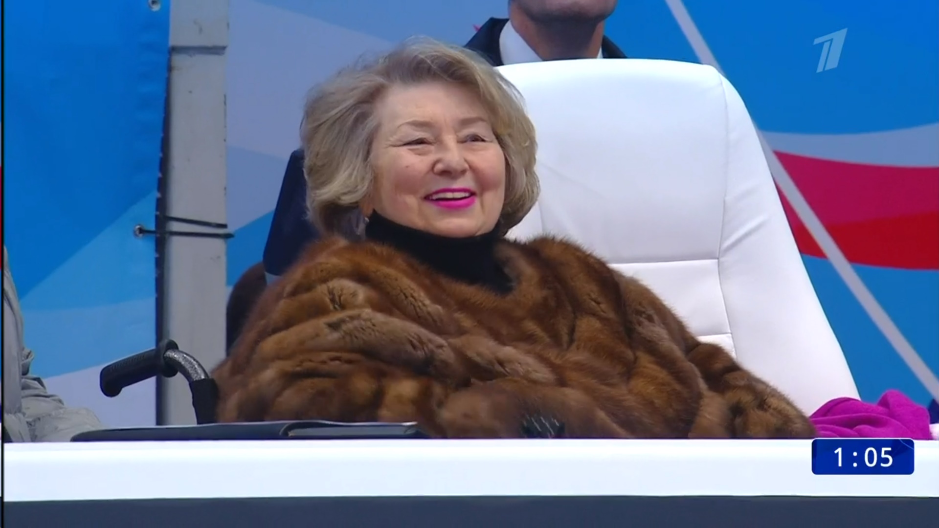 Татьяне Тарасовой исполнилось 77 лет. Фото: стоп-кадр прямого эфира 