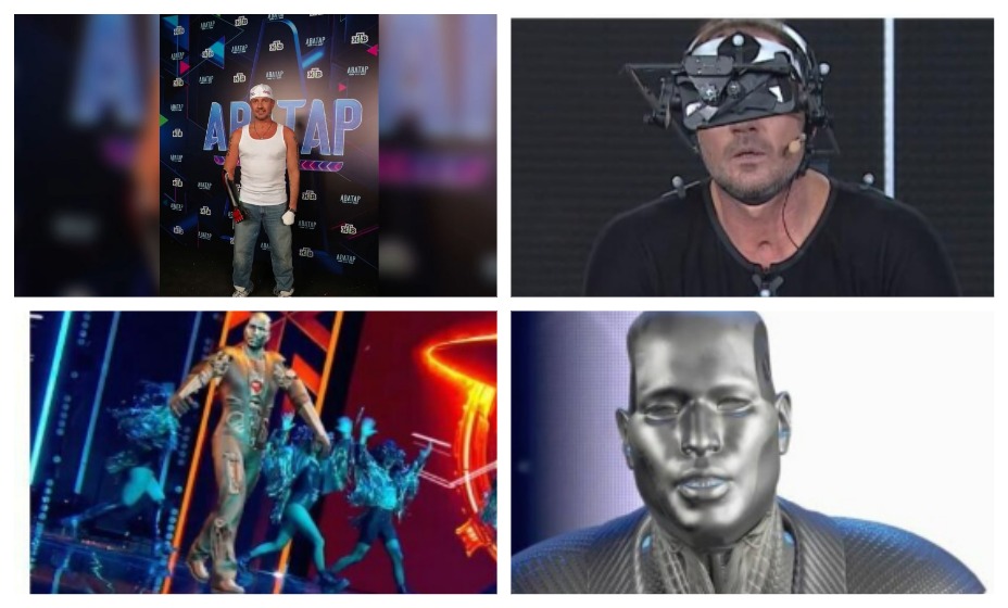 Роман Костомаров спел  в шоу «Аватар». Фото: Скриншот шоу НТВ