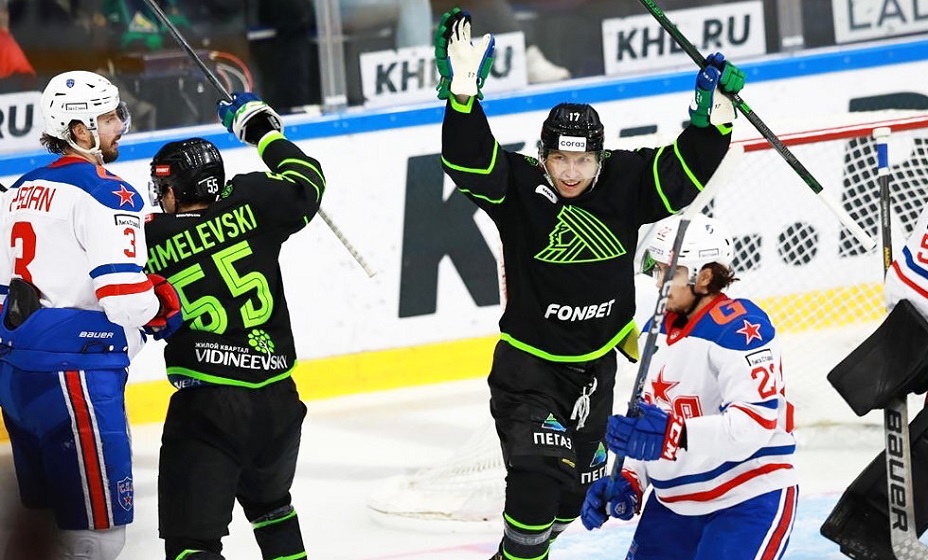 СКА 4 февраля сыграет на выезде с «Салаватом Юлаевым» в матче КХЛ. Фото: ХК «Салават Юлаев»