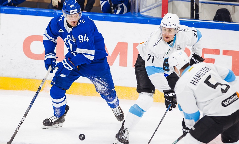 Московское «Динамо» 6 марта сыграет с «Динамо» из Минска в четвертом матче серии плей-офф КХЛ. Фото: ХК «Динамо» Москва