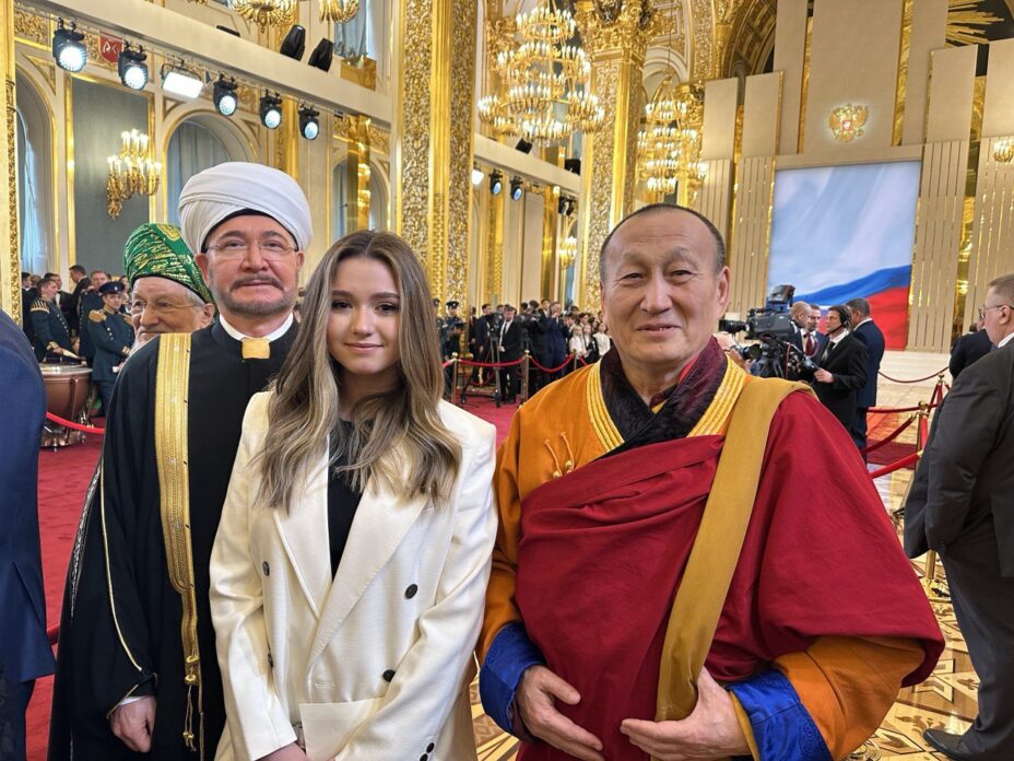 Камила Валиева на инаугурации Владимира Путина. Фото: социальные сети Альберта Леонова