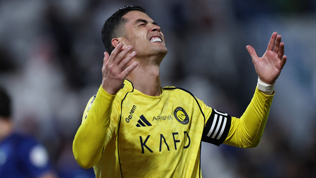 Криштиану Роналду в матче за