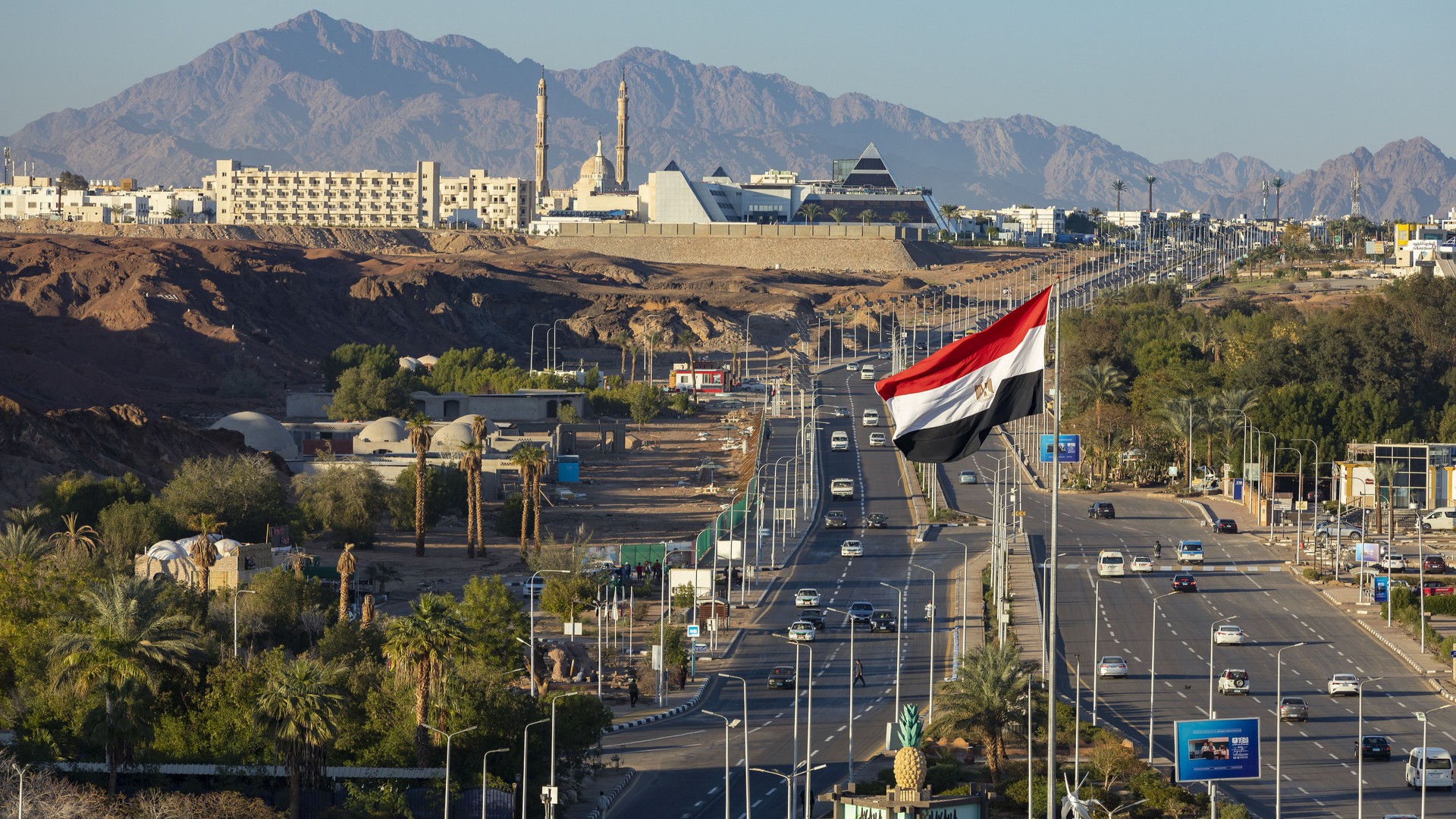 Вид на одну из улиц Шарм-эль-Шейха.