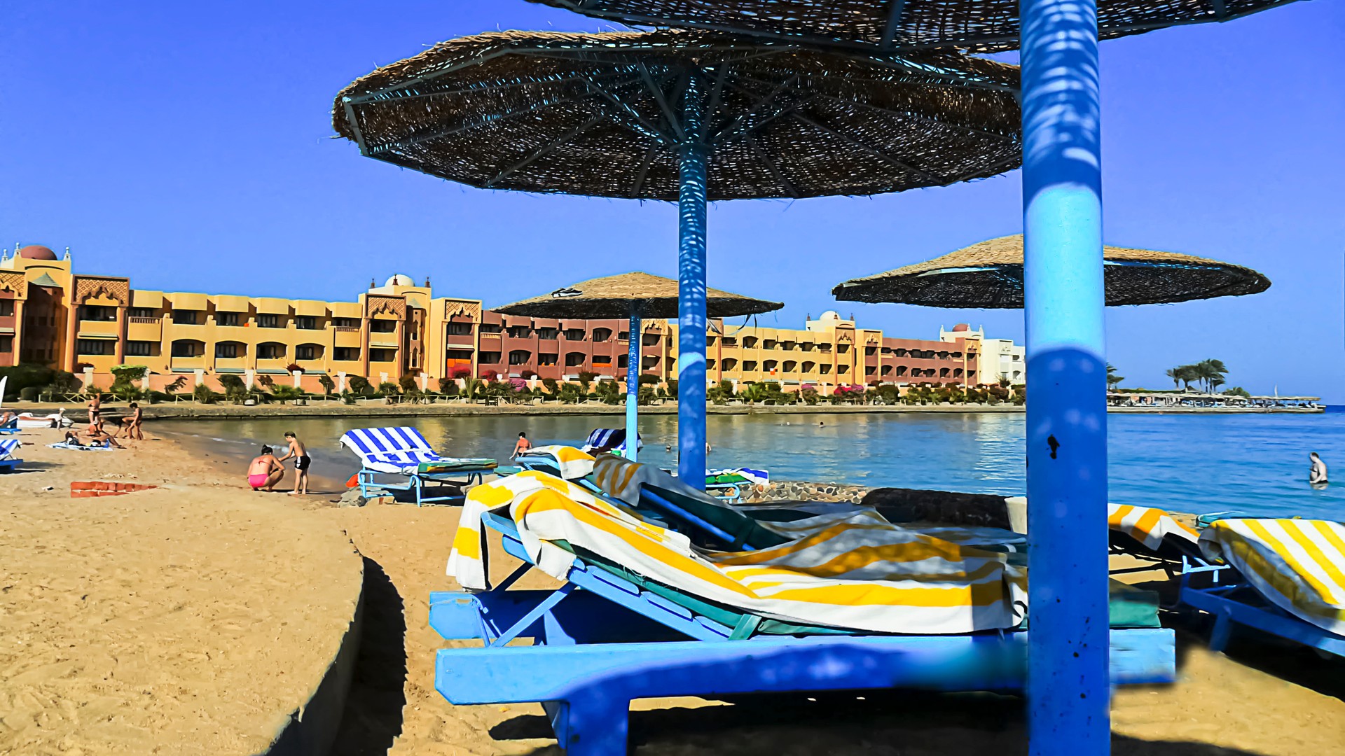 Пляж Захабия, Хургада, Египет.