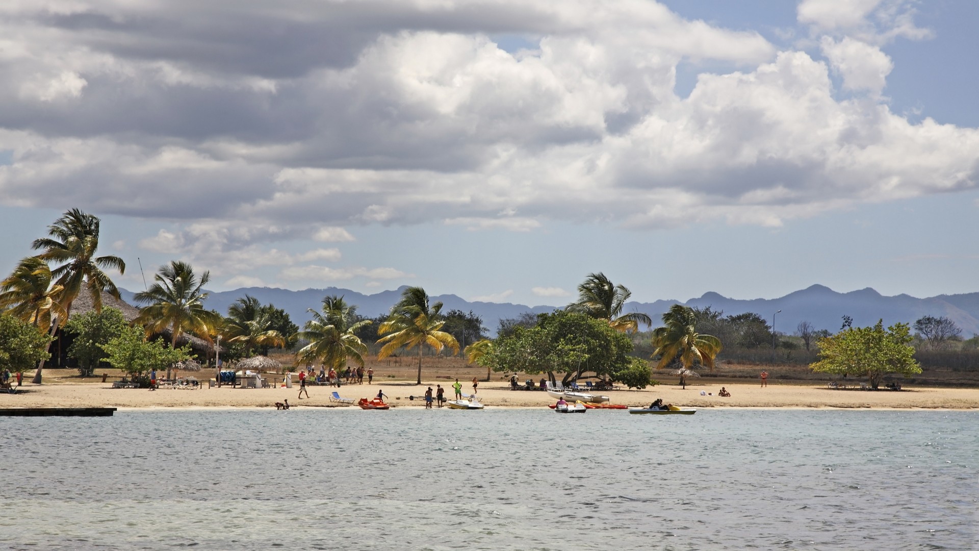 Пляж Ранчо Луна на Карибском море, Куба.